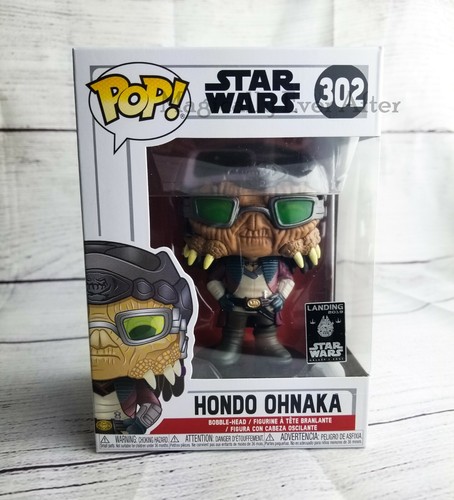 Disney Parks Funko POP! Star Wars Galaxy's Edge HONDO OHNAKA #302 Clone Wars - Picture 5 of 6