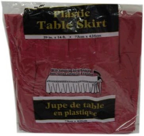 Plastic Table Skirt 14ft - Picture 21 of 28