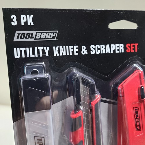 Utility Knife and Scraper Set 3-Pack with Blades by Tool Shop. - Picture 4 of 20