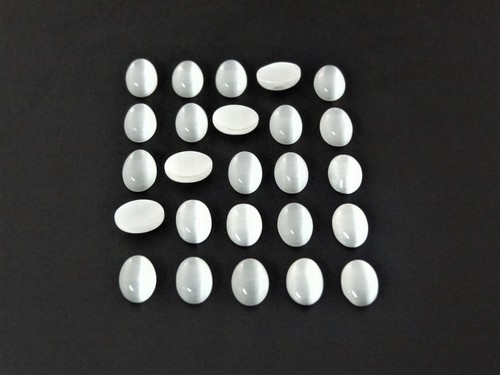 7x5mm Cats Eye Oval Cabochon Cut Shape COLOR CHOICE Loose Stones LOT - Picture 7 of 18