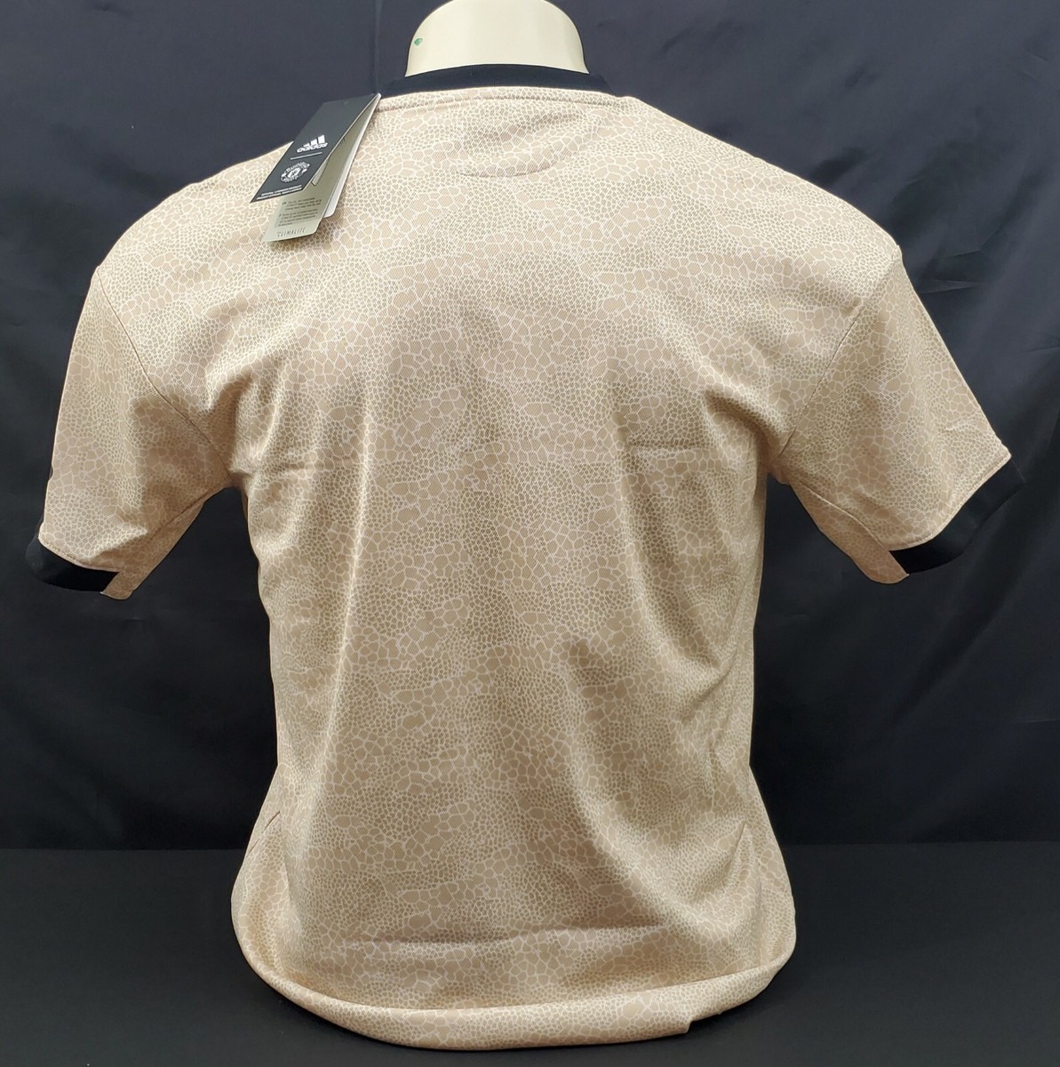 Adidas Manchester United 19/20 Away Jersey, Beige/Black
