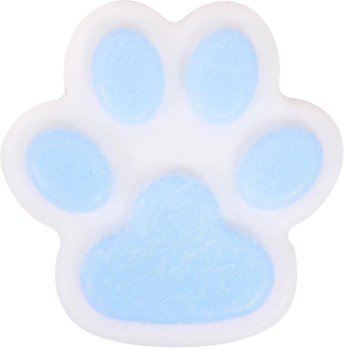 1Pcs Blue Big 5.5In Thin Squishy Cat Paw Squeeze Toys,Cat Paw Squishy,Cute
