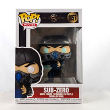 Funko Pop Movies Mortal Kombat MK Sub-Zero #1057 Vinyl Figure Video Game Ninja
