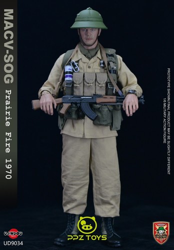 1/6 Ujindou Military Action Figure MACV-SOG Prairie Fire 1970 UD9034 - Picture 5 of 15