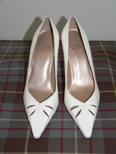 Stewart Weitzman Opal Pearl Llama ‘Idol’ Pumps, New w/Box, Size 7 M US - Picture 2 of 9