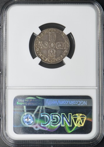 1697 England Silver 6 Pence - NGC VF35 - WILLIAM III - ✪COINGIANTS✪ - Picture 2 of 2