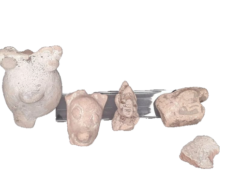 Mexican Pre Columbian Tlatilco Terracotta Group lot 1 - Picture 2 of 7