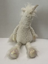 Jellycat Dainty Unicorn Plush Floppy Shaggy Iridescent Horn Hooves