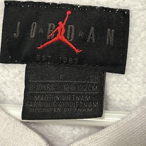 Jordan Kid's Rivals Jordan 23 Crewneck Sweatshirt White | Big Boy Youth Small - Picture 5 of 9