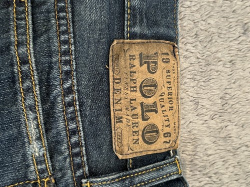 Polo Ralph Lauren Jeans Boys Size 14 Blue Regular Fit Straight Cut Denim Youth - Picture 5 of 6