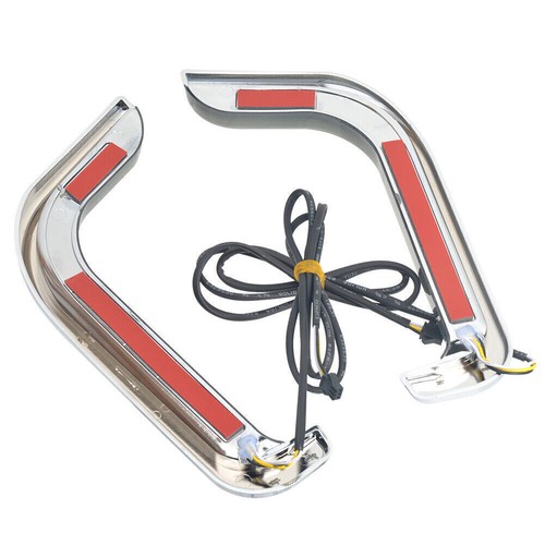 Luces de acento de carenado inferior cromadas LED para Harley Touring Electra Glide 06-later - Imagen 6 de 11