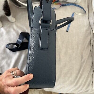 HUGO BOSS Crosstown Blue Pebbled Leather DoubleZip Laptop Briefcase Messenger SB | eBay HUGO BOSS Crosstown Blue Pebbled Leather DoubleZip Laptop Briefcase Messenger SB | eBay