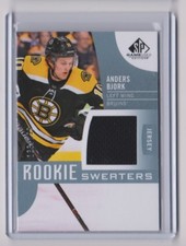 17-18 2017-18 SP Game Used Rookie Sweaters #RSAB Anders Bjork 133/199 Boston 