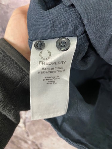 Fred Perry kurzärmeliges Herrenhemd Größe Small - Bild 6 von 12