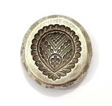 Vintage Bronze Jewelry Die Mold/Mould India Hand Engraved For Jewellery Making