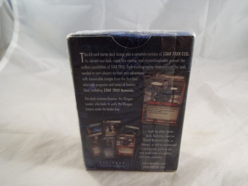 STAR TREK CCG 2E, SECOND EDITION GOWRON STARTER DECK - Picture 3 of 4