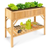 Arebos Hochbeet Holz Ablage Pflanzkasten FrüHbeet GemüSe KräUter Balkon Blumen