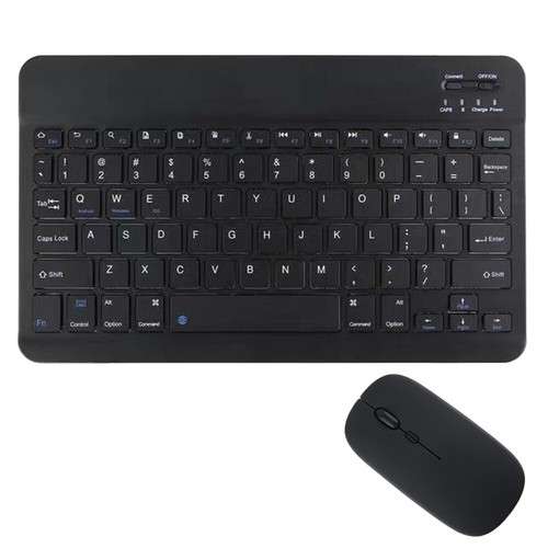 Bluetooth Tastatur Mini Kabellos Keyboard inkl. Maus für PC Handy Tablet Tragbar - Bild 17 von 61