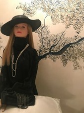 CHANEL 2003-2004 RUNWAY COLLECTION-BLACK LAMBSKIN LEATHER HANDLE SMALL BAG-EUC