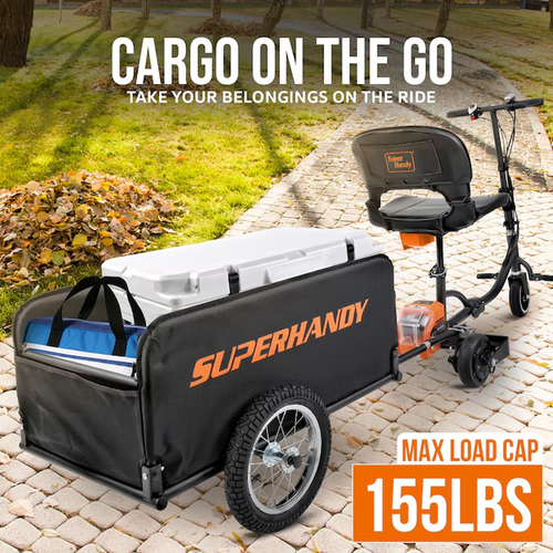Tragbarer Roller Cargo Carrier - 155 Pfund Kapazität, einfache Einrichtung ohne Werkzeug - Bild 2 von 12