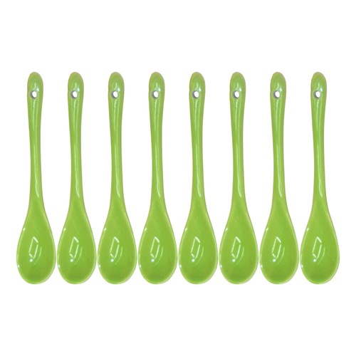 13cm Colorful Spoons Set 8pcs Coffee Tea Kitchen Tableware - Picture 11 of 12