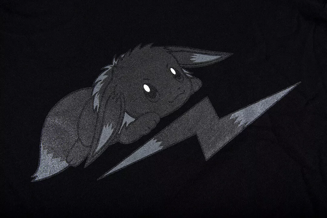 Pokemon x Fragment 'Eevee' Tee Black Size Medium Thunderbolt Project  T-Shirt M | eBay