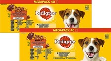 (€ 4,99/kg) PEDIGREE Gemischte Selektion Gelee 80 x 100g Rind Huhn Lamm Geflügel