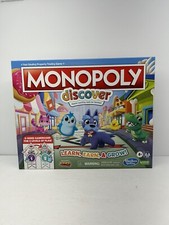 Hasbro Monopoly Discover 2-Sided 2 Levels Gameboard for Family Game Time Ages 4+