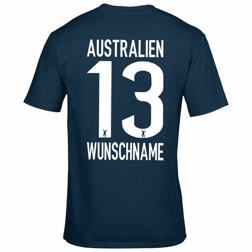 FanShirt AUSTRALIEN Trikot Kinder Druck Nummer Name Jersey WM Top Shirt - Bild 8 von 17