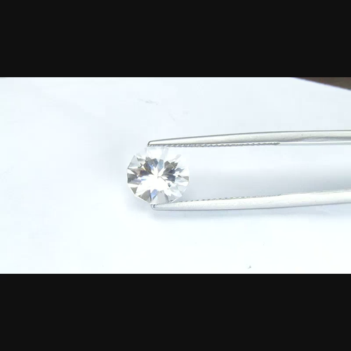Impresionante piedra preciosa suelta Brasil corte personalizado ovalada topacio blanco natural de 3,64 quilates - Vídeo 1 de 1