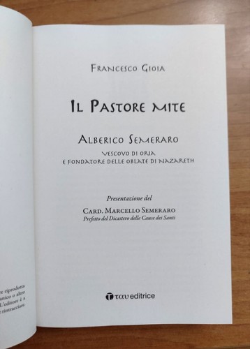 ALBERICO SEMERARO vescovo Diocesi Oria. Biografia servo di Dio di MARTINA FRANCA - Picture 4 of 16