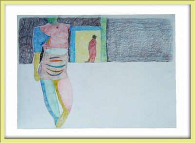 ''Actress (X) - Erneut Ansehen'' / Gerahmte Zeichnung / Framed Drawing