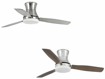 Faro Design Ceiling Fan Tonsay Nickel 132 Cm 52 With Light And Remote Control Faro Design Ceiling Fan Tonsay Nickel, 24 Inch Flush Mount Ceiling Fan With Light