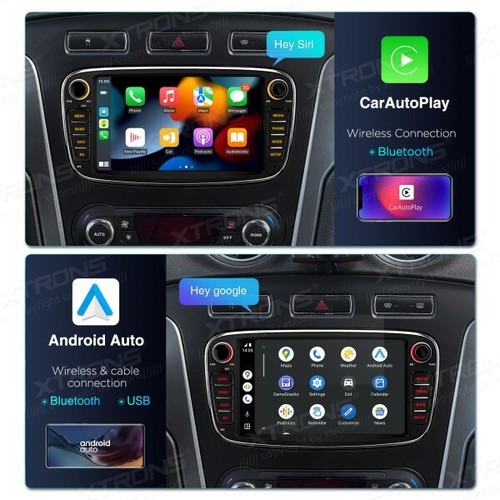 Autoradio GPS Ford Focus C-Max Android 13 Wi-Fi 4G Auto Carplay XTRONS PX72FSFBL - Bild 3 von 15