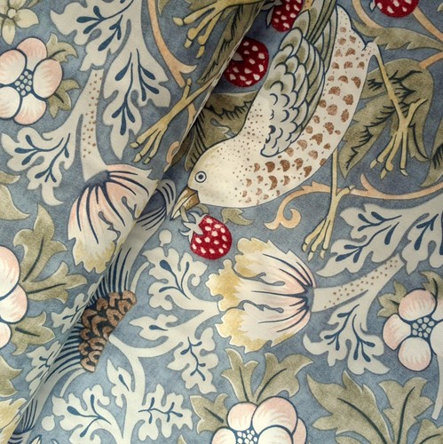 Strawberry Thief Fabric from William Morris by Sandersons 150cm wide, 2 colours