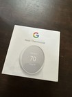 Google Nest Smart Thermostat Programmable WiFi for Home (Snow) GA01334-US Sealed