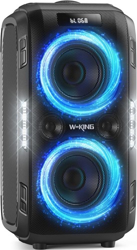 W-KING 270W Bluetooth Lautsprecher – Mega Bass | Partybox 125 dB | Mic & Gitarre - 第 1/9 張圖片