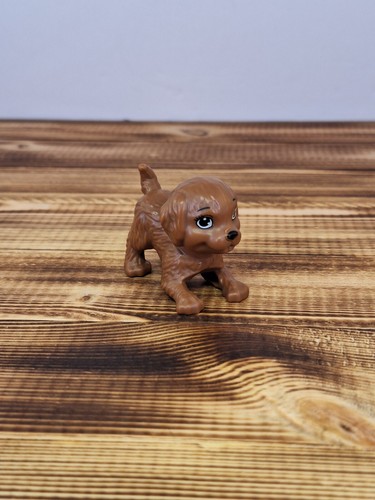 BARBIE DOLL PETS BROWN PUPPY DOG PLAYING POUNCE POSITION CUTE - Picture 1 of 8