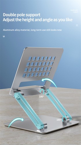 Adjustable Portable Laptop Desktop Stand Notebook Tablet Riser Holder Universal - Picture 9 of 12
