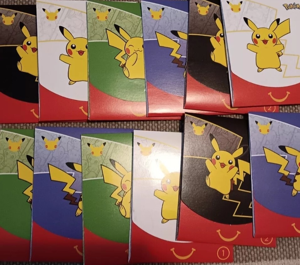 ポケモンカードボックス Mc donalds 100 箱 NEW” Opening McDonald's Japan Happy Meal Pokemon Packs +
