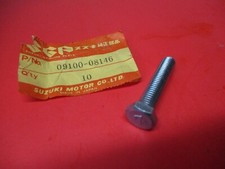 NOS NEW OEM ORIGINAL SUZUKI T500 T350 T305 T250 BOLT 09100-08146