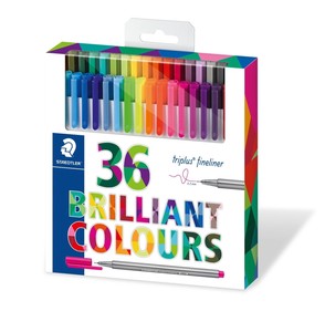 Image Is Loading 0 3 Mm Assorted Colours Staedtler 334 Triplus