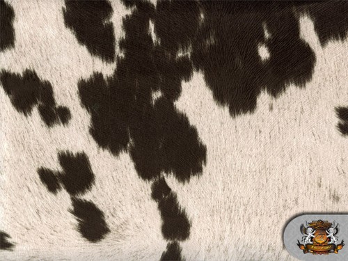 Suede Velvet Cow Print Fabric Udder Madness Upholstery 54" Wide Sold By the Yard - Picture 2 of 46