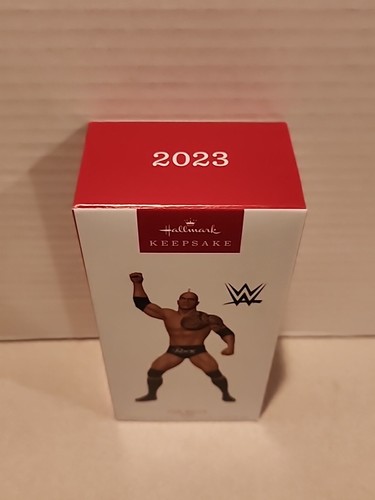 2023 Hallmark Keepsake Ornament - WWE The Rock Dwayne Johnson NIB - Picture 2 of 5