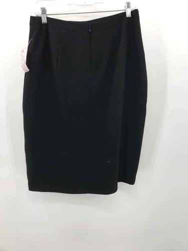 Pre-Owned Anne Fontaine Black Size 42 Pencil Midi Skirt - Picture 2 of 3