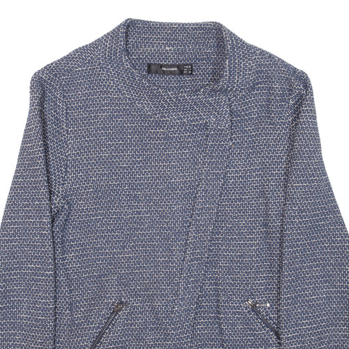 Chaqueta de punto azul para mujer Hallhuber Reino Unido 8 - Imagen 2 de 6