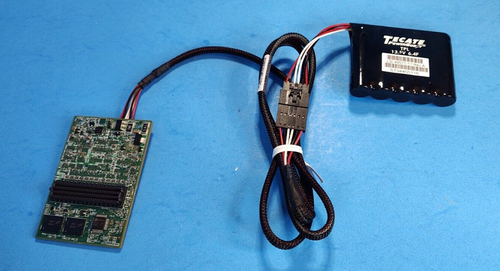 IBM ServeRAID M5100 1GB Flash Upgrade Card Module w/Battery** & Cable 46C9029 - Picture 3 of 3