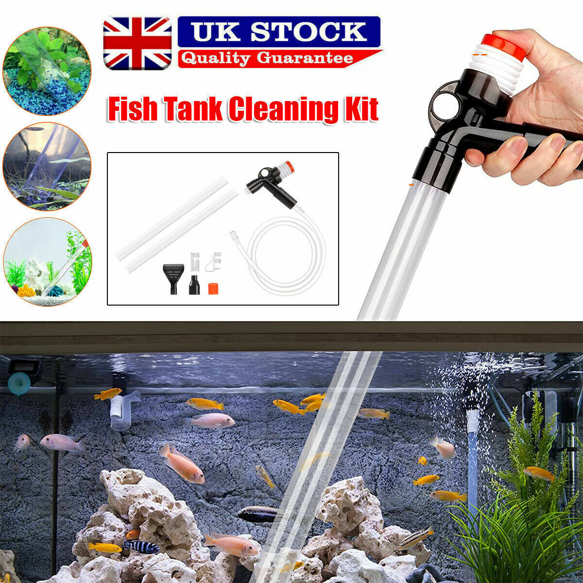 fish tank cleaning accessories uk Best Sellers: The most popular items in Aquarium Products 5 IN 1 FISH TANK CLEANING TOOLS BeoTnp 7 PCS Fish Tank