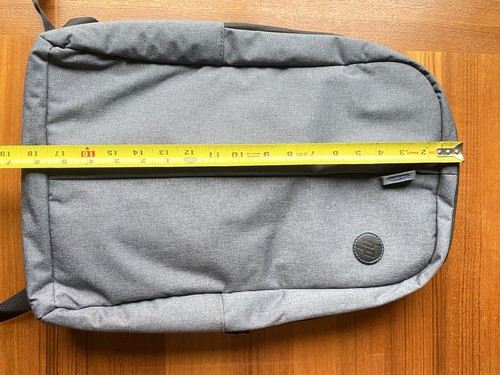 HP Hewlett Packard Laptop Backpack Gray Blue 18x13 - Picture 11 of 14