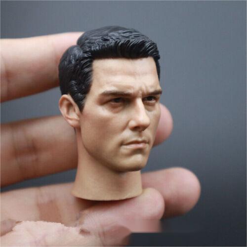 1:6 Scale Tom Cruise Calm Head Sculpt Male For 12" Soldier Figure Body Toys - Picture 2 of 6